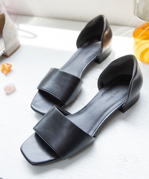 GLOBAL WORK(グローバルワーク)の「らくっションカカトフィットサンダル/272417(サンダル・レディース・ブラック/シルバー/イエロー/アイボリー・SMALL/MEDIUM/LARGE)」の3枚目の写真