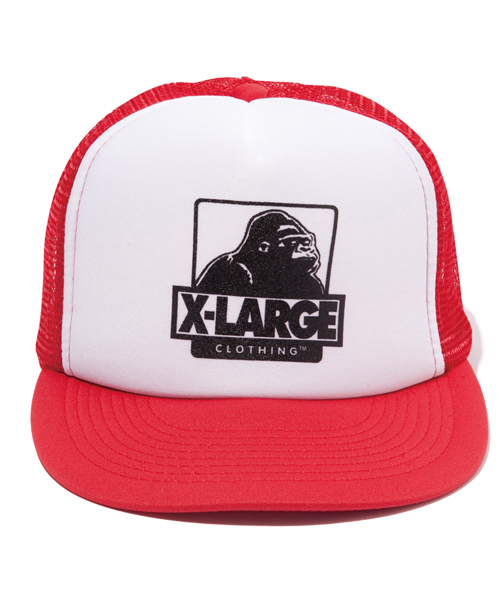XLARGE（エクストララージ）の「OG MESH TRUCKER CAP（キャップ・メンズ・ホワイト/ブラック/ネイビー/レッド・ONE SIZE）」の4枚目の写真