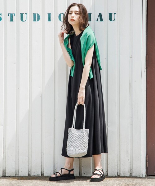 OPAQUE.CLIP（オペークドットクリップ）の「◆ラメヤーンミニトートバッグ（トートバッグ・レディース・ブラック/シルバー/ブロンズ/ピンクゴールド・00）」の5枚目の写真