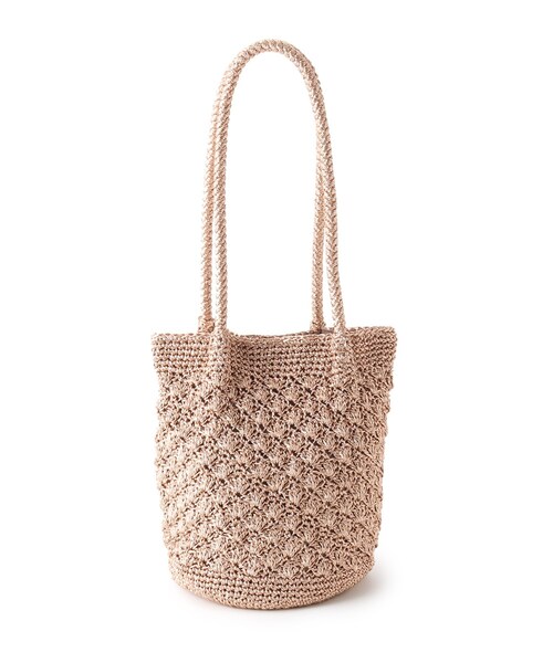 OPAQUE.CLIP（オペークドットクリップ）の「◆ラメヤーンミニトートバッグ（トートバッグ・レディース・ブラック/シルバー/ブロンズ/ピンクゴールド・00）」の14枚目の写真