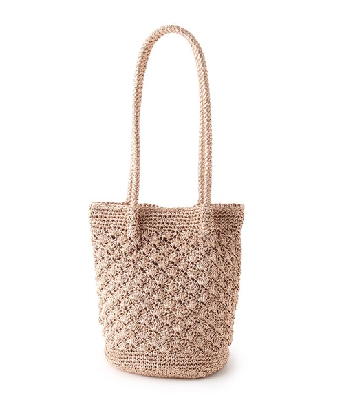 OPAQUE.CLIP（オペークドットクリップ）の「◆ラメヤーンミニトートバッグ（トートバッグ・レディース・ブラック/シルバー/ブロンズ/ピンクゴールド・00）」の22枚目の写真