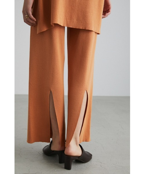 STYLEMIXER(スタイルミキサー)の「ドライニットセットアップパンツ(その他パンツ・レディース・オレンジ/ブラック/ベージュ・SMALL/MEDIUM)」の17枚目の写真