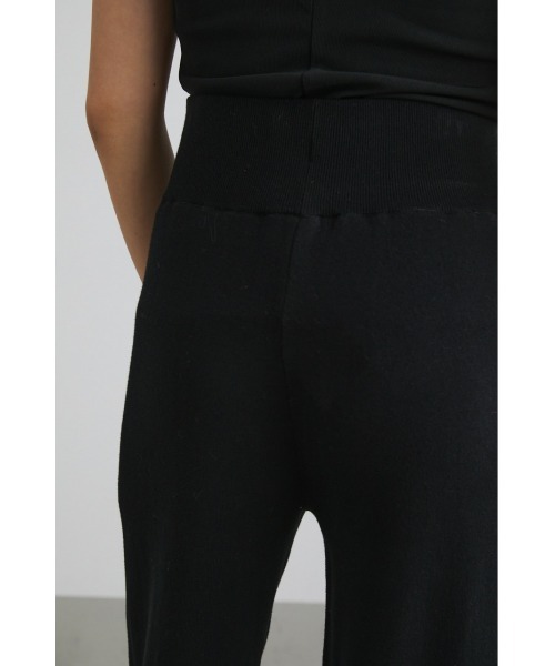 STYLEMIXER(スタイルミキサー)の「ドライニットセットアップパンツ(その他パンツ・レディース・オレンジ/ブラック/ベージュ・SMALL/MEDIUM)」の7枚目の写真