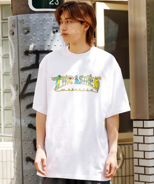 THRASHER スケーターグラフィック Tシャツ Thrasher Gonz White T-Shirt | Zumiez