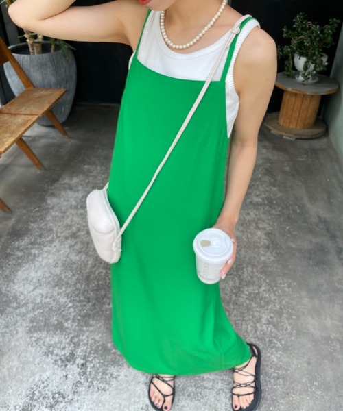 CIAOPANIC（チャオパニック）の「バックリボンキャミワンピース（ワンピース・レディース・ブラック/ピンク/グリーン/ブルー・FREE）」の19枚目の写真