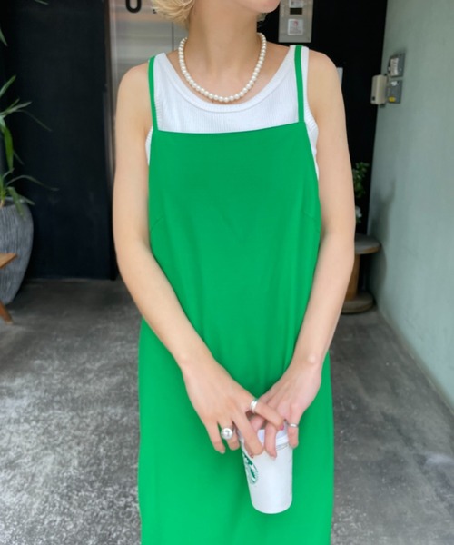 CIAOPANIC（チャオパニック）の「バックリボンキャミワンピース（ワンピース・レディース・ブラック/ピンク/グリーン/ブルー・FREE）」の20枚目の写真