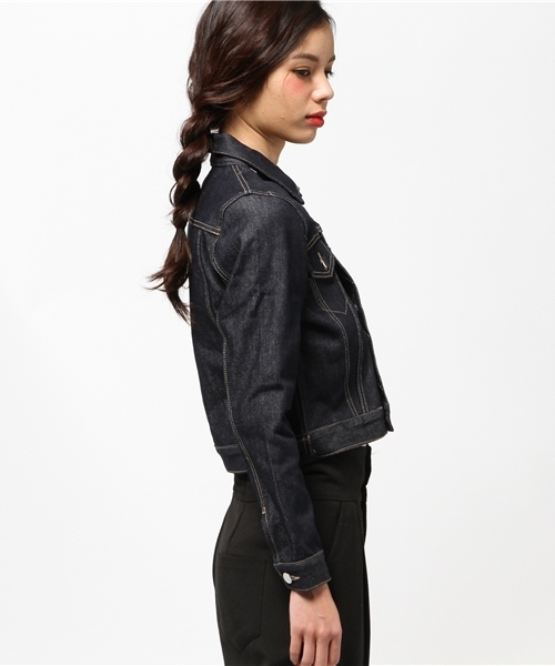 goocy（グースィー）の「デニムＧジャン（デニムジャケット・レディース・インディゴブルー・FREE）」の5枚目の写真