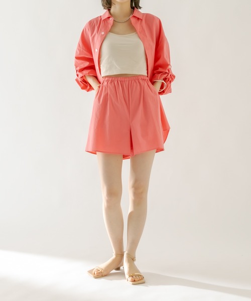 mystic（ミスティック）の「ロールアップシャツ（シャツ/ブラウス・レディース・ブルー/イエロー/ピンク・FREE）」の21枚目の写真