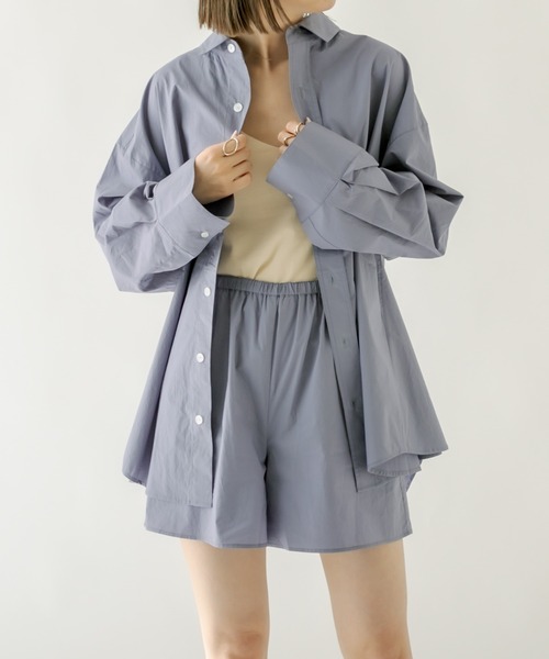 mystic（ミスティック）の「ロールアップシャツ（シャツ/ブラウス・レディース・ブルー/イエロー/ピンク・FREE）」の18枚目の写真