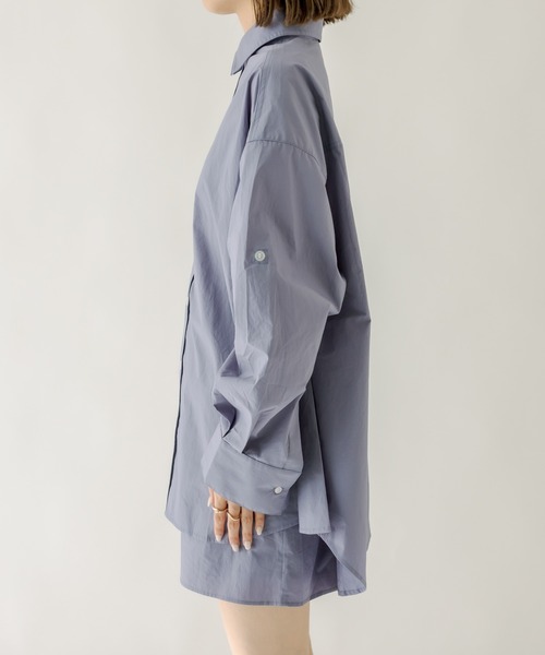 mystic（ミスティック）の「ロールアップシャツ（シャツ/ブラウス・レディース・ブルー/イエロー/ピンク・FREE）」の19枚目の写真