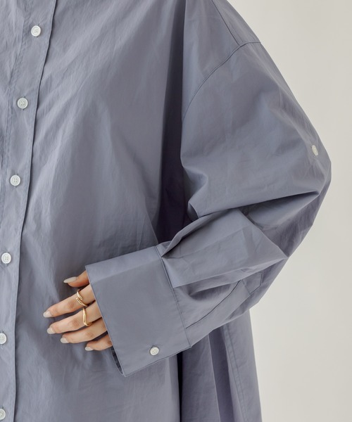 mystic（ミスティック）の「ロールアップシャツ（シャツ/ブラウス・レディース・ブルー/イエロー/ピンク・FREE）」の7枚目の写真