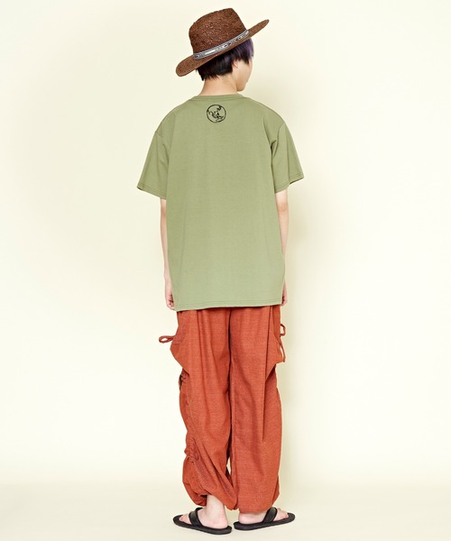 チャイハネ（チャイハネ）の「【チャイハネ】ブロックロータスMEN'Sパンツ（その他パンツ・メンズ・ネイビー/カーキ/オレンジ・FREE）」の10枚目の写真