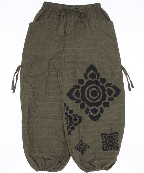 チャイハネ（チャイハネ）の「【チャイハネ】ブロックロータスMEN'Sパンツ（その他パンツ・メンズ・ネイビー/カーキ/オレンジ・FREE）」の17枚目の写真