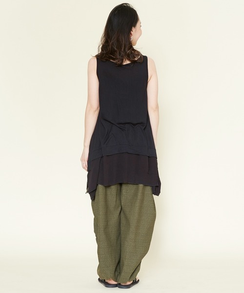 チャイハネ（チャイハネ）の「【チャイハネ】ブロックロータスMEN'Sパンツ（その他パンツ・メンズ・ネイビー/カーキ/オレンジ・FREE）」の19枚目の写真