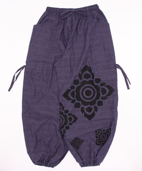 チャイハネ（チャイハネ）の「【チャイハネ】ブロックロータスMEN'Sパンツ（その他パンツ・メンズ・ネイビー/カーキ/オレンジ・FREE）」の21枚目の写真