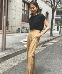 ulu | roundneck roll up Tshirt(Tシャツ/カットソー)