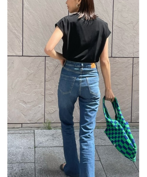 ulu（ウル）の「roundneck roll up Tshirt（Tシャツ/カットソー・レディース・ブラック・FREE）」の9枚目の写真