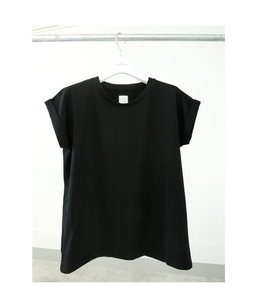 ulu（ウル）の「roundneck roll up Tshirt（Tシャツ/カットソー・レディース・ブラック・FREE）」の12枚目の写真