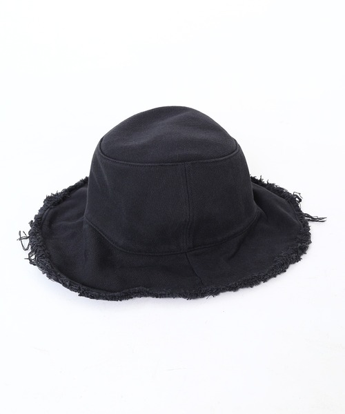 minsobi(ミンソビ)の「フリンジバケットハット(ハット・レディース・ブラック/ブルー/グレー/ベージュ・FREE)」の2枚目の写真