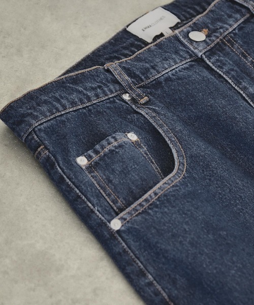 EMMA CLOTHES（エマクローズ）の「【セットアップ】オーバーサイズデニムジャケット＆ワイドストレートデニムパンツ（セットアップ・メンズ・ブラック/グレー/インディゴブルー/アイボリー/ベージュ/ブルー・M/L）」の22枚目の写真