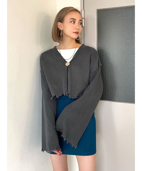 EMODA（エモダ）の「カーブウエストミニスカート（スカート・レディース・ブラック/ブルー/その他・SMALL/MEDIUM）」の17枚目の写真