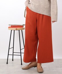 DRESKIP | 【洗える】楽ちんなのにきちんと見え！定番ワイドパンツ(その他パンツ)