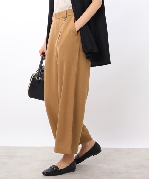 DRESKIP(ドレスキップ)の「◆【洗える】ONにもOFFにも!ワイドパンツ(その他パンツ・レディース・キャメル/グレー系その他2/ダークブラウン系1/オレンジ/ブラック・02/03)」の15枚目の写真