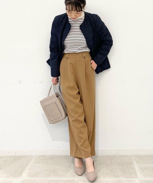 DRESKIP(ドレスキップ)の「◆【洗える】ONにもOFFにも!ワイドパンツ(その他パンツ・レディース・キャメル/グレー系その他2/ダークブラウン系1/オレンジ/ブラック・02/03)」の21枚目の写真