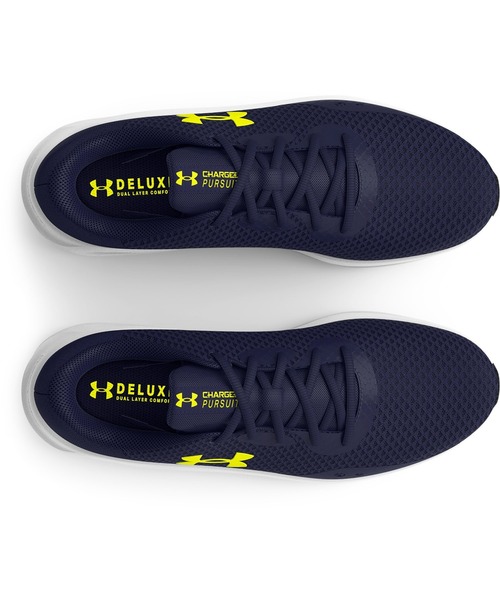 UNDER ARMOUR(アンダーアーマー)の「UAチャージド パスート3 エクストラ ワイド(ランニング/メンズ)(スニーカー・メンズ・ブルー・27.5cm/26.5cm/25.5cm/26.0cm/29.0cm/27.0cm/25.0cm/28.5cm/28.0cm)」の4枚目の写真