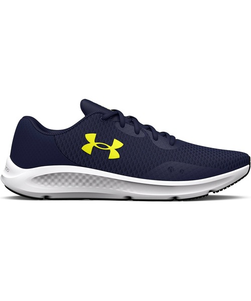 UNDER ARMOUR(アンダーアーマー)の「UAチャージド パスート3 エクストラ ワイド(ランニング/メンズ)(スニーカー・メンズ・ブルー・27.5cm/26.5cm/25.5cm/26.0cm/29.0cm/27.0cm/25.0cm/28.5cm/28.0cm)」の2枚目の写真