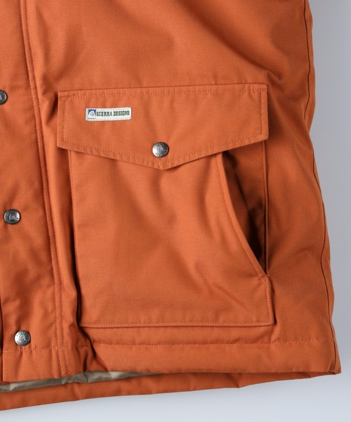 SIERRA DESIGNS（シェラデザイン）の「【SIERRA DESIGNS】マウンテンフードジャケット（ダウンジャケット/コート・メンズ・ベージュ/オレンジ/ブラック・M/XL/L）」の7枚目の写真