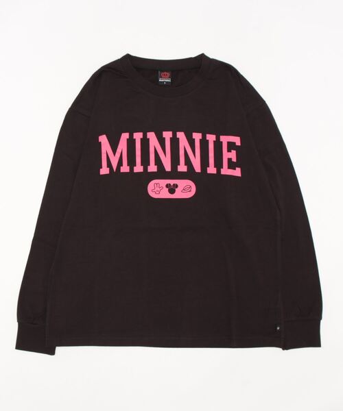 Disney(ディズニー)の「親子お揃い ディズニー カレッジロゴロンT 7277A(Tシャツ/カットソー・レディース・ブラック系1/チェリーピンク/イエロー×グリーン/ブラック系2・S/XL/L/M)」の21枚目の写真