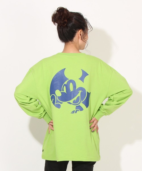Disney(ディズニー)の「親子お揃い ディズニー カレッジロゴロンT 7277A(Tシャツ/カットソー・レディース・ブラック系1/チェリーピンク/イエロー×グリーン/ブラック系2・S/XL/L/M)」の7枚目の写真