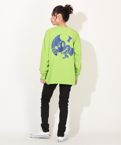 Disney(ディズニー)の「親子お揃い ディズニー カレッジロゴロンT 7277A(Tシャツ/カットソー・レディース・ブラック系1/チェリーピンク/イエロー×グリーン/ブラック系2・S/XL/L/M)」の5枚目の写真