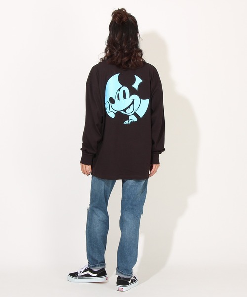 Disney(ディズニー)の「親子お揃い ディズニー カレッジロゴロンT 7277A(Tシャツ/カットソー・レディース・ブラック系1/チェリーピンク/イエロー×グリーン/ブラック系2・S/XL/L/M)」の15枚目の写真