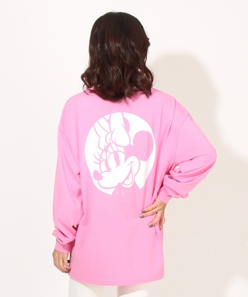 Disney(ディズニー)の「親子お揃い ディズニー カレッジロゴロンT 7277A(Tシャツ/カットソー・レディース・ブラック系1/チェリーピンク/イエロー×グリーン/ブラック系2・S/XL/L/M)」の18枚目の写真