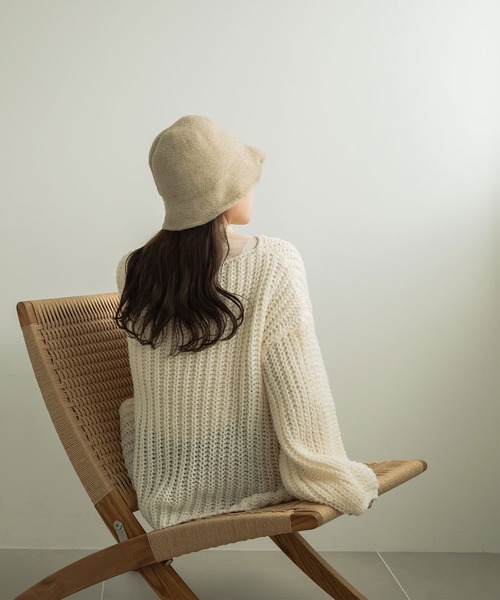 Ambre Neige（アンブルネージュ）の「ウールニットバケットハット