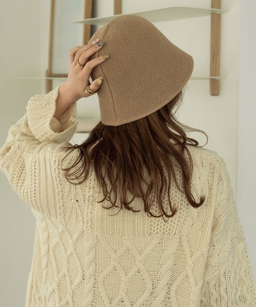Ambre Neige（アンブルネージュ）の「ウールニットバケットハット