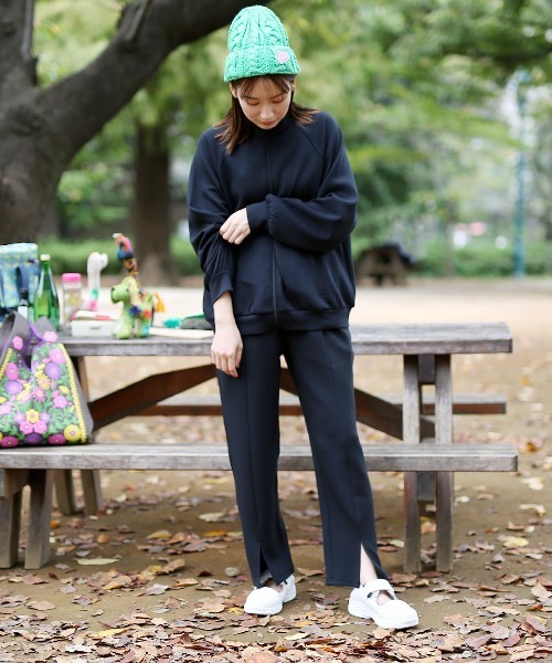 チチカカ(チチカカ)の「吸湿発熱プリントパンツ(その他パンツ・レディース・その他1/ブラック/その他2・FREE)」の5枚目の写真