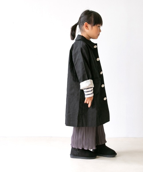 mooimooi(モーイモーイ)の「撥水 キッズムートンブーツ(ブーツ・キッズ・チャコールグレー/ブラック/ベージュ/キャメル/ダークブラウン/ブルー/スモークピンク/アニマル/アイボリー系・16.0cm/17.0cm/18.0cm/19.0cm/20.0cm/21.0cm)」の18枚目の写真