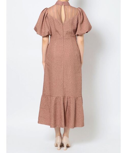 LAGUNAMOON（ラグナムーン）の「LADYジャガードフォルムドレス（ドレス・レディース・ブラック/ピンク/グリーン・SMALL/MEDIUM）」の8枚目の写真