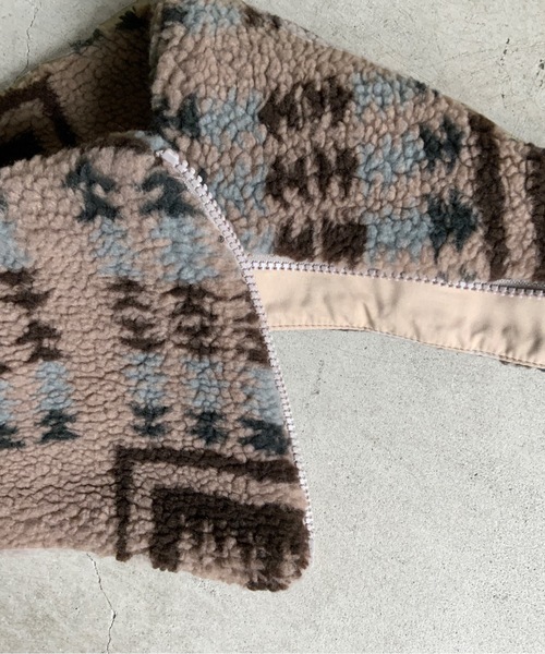 ST:JQD BOA NECK WARMER ペンドルトン ネイティブ柄 ボアネック