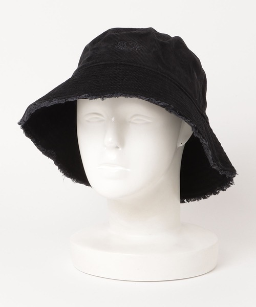 FRUIT OF THE LOOM(フルーツオブザルーム)の「【FRUIT OF THE LOOM】FTL Corduroy Fringe Bucket HAT(ハット・レディース・ベージュ/ブラック・FREE)」の2枚目の写真