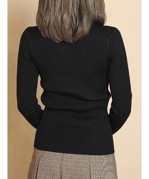 ダーリッチ　リブニット ダーリッチ Darich ファードッキングリブニットトップス （グレー