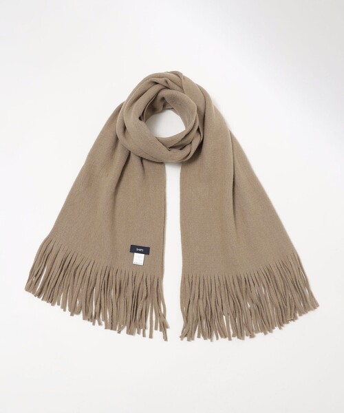SHIPS(シップス)の「*SHIPS:〈ウォッシャブル〉Clacarbo(R) ビッグ ラッセル マフラー(マフラー・メンズ・ブラック/ベージュ・ONE SIZE)」の7枚目の写真