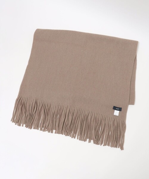 SHIPS(シップス)の「*SHIPS:〈ウォッシャブル〉Clacarbo(R) ビッグ ラッセル マフラー(マフラー・メンズ・ブラック/ベージュ・ONE SIZE)」の4枚目の写真