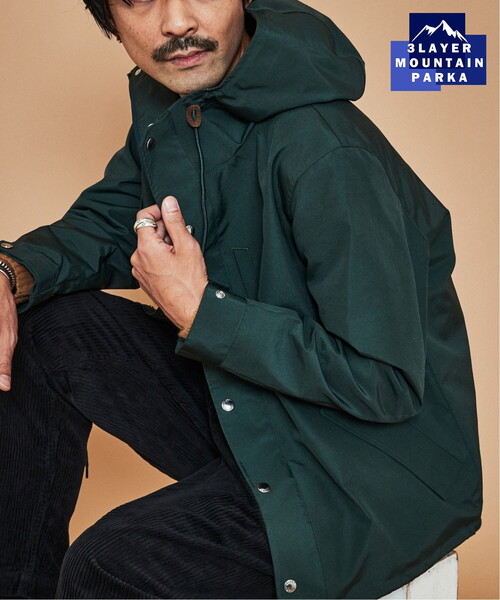 B.C STOCK（ベーセーストック）の「RETRO OUT DOOR マウンテンパーカー（マウンテンパーカー・メンズ・ベージュ/グリーン/ブラック・SMALL/MEDIUM/LARGE）」の19枚目の写真