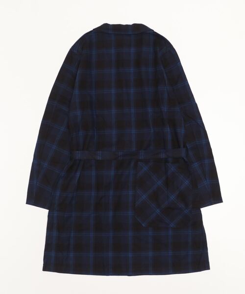 superNova.(スーパーノヴァ)の「Wind robe shirt - Flannel check(その他アウター・メンズ・ネイビー・M)」の2枚目の写真