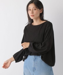 テレコ袖ボリュームプルオーバー　295600