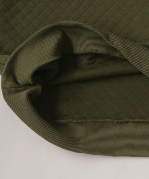 antiqua（アンティカ）の「目を惹く！深めＶネックキルティングベスト（ベスト・レディース・ブラック/カーキ・FREE）」の11枚目の写真